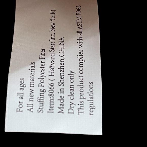 Lotte New York Palace Plush Teddy Bear 9" - Picture 6 of 6